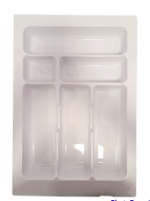Wkład na sztućce do szuflady 40 biały 335x490 organizer