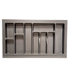 Wkład na sztućce do szuflady 800/430 szary metalik organizer