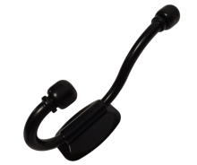 Wieszak meblowy Schwinn 2505 czarny wieszak na ubrania haczyk meblowy