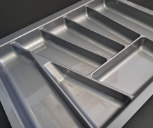 Wkład na sztućce do szuflady Verso 60 srebrny