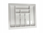 Wkład na sztućce do szuflady 60 biały 535x490 organizer
