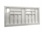 Wkład na sztućce do szuflady 100 biały 935x490 organizer