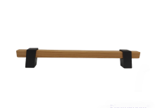 Uchwyt meblowy Schwinn Z-324 192 drewno dąb/czarne stopki